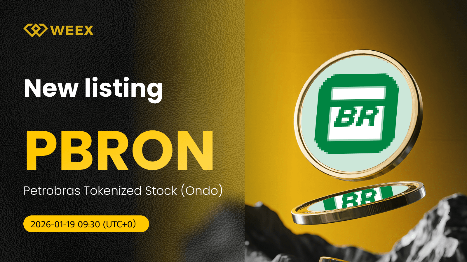 PBRON USDT Trading: Petrobras Tokenized Stock on WEEX Spot