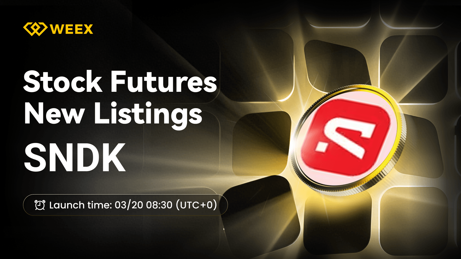 WEEX قصد دارد SanDisk (SNDK) را در فهرست خود قرار دهد و قرارداد دائمی USDT SNDK را راهاندازی کند.