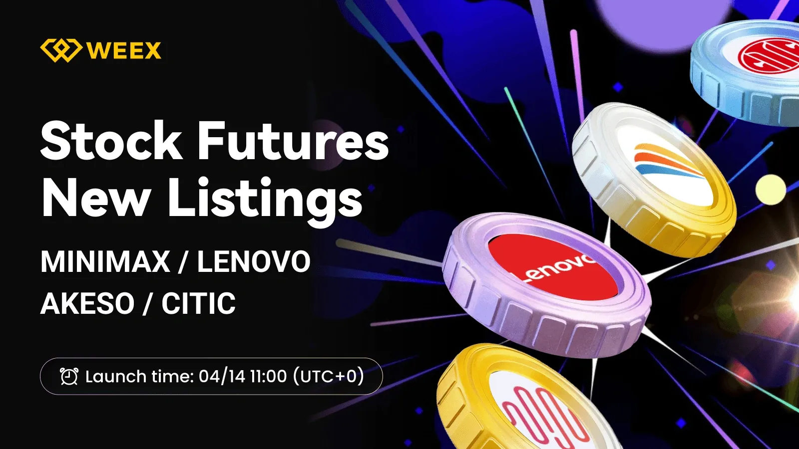 فهرستهای آتی WEEX شامل LENOVO USDT و سهام دائمی ایالات متحده