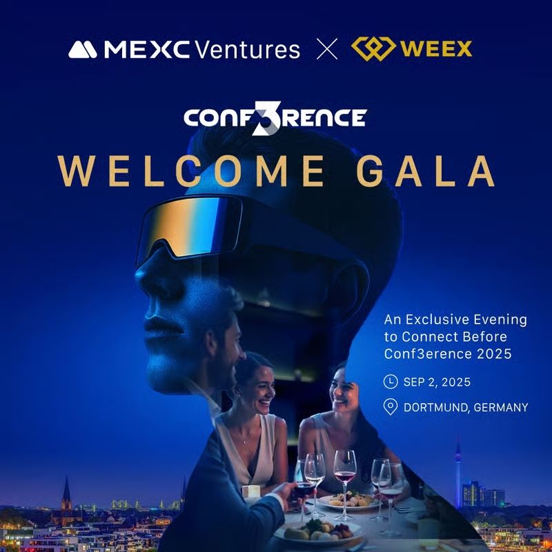 حضور WEEX در رویداد CONF3RENCE Dortmund Welcome Gala 2025