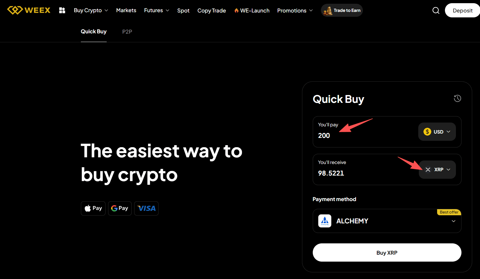 WEEX OTC چیست و چگونه میتوان XRP را با دلار آمریکا در WEEX OTC خریداری کرد؟