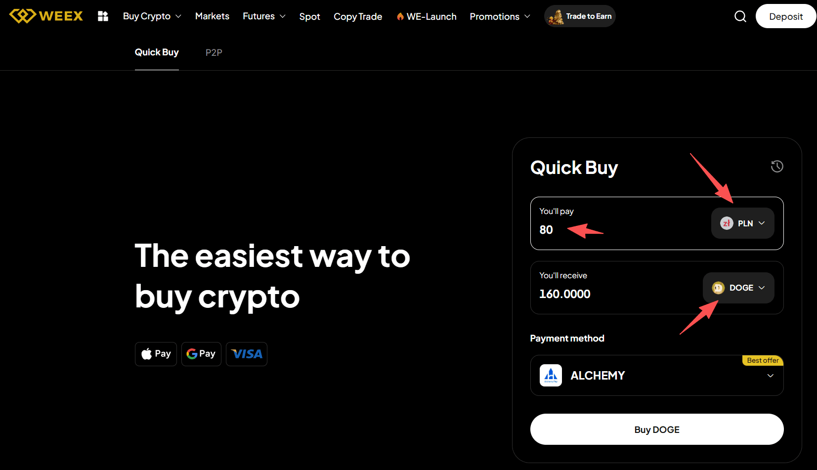 WEEX OTC چیست و چگونه میتوان DOGE را با PLN در WEEX OTC خریداری کرد؟
