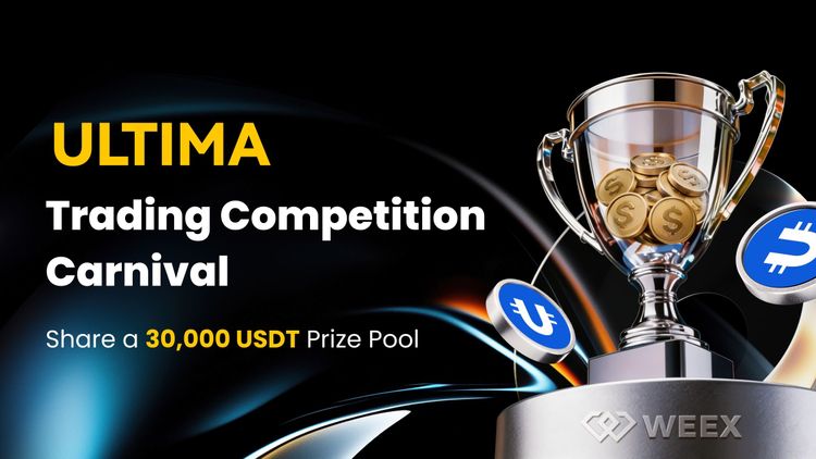 Handeln Sie ULTIMA gegen Share 30.000 USDT – WEEX-Handelswettbewerb jetzt live