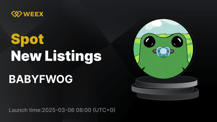 Baby Fwog (BABYFWOG) 将在 WEEX Spot 上市，BABYFWOG USDT 交易即将上线