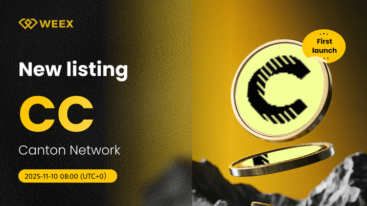 Canton Network (CC) USDT 交易上线 WEEX