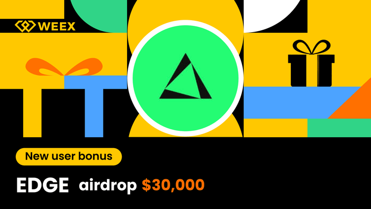 WEEX EDGE Airdrop 2026: 30.000 USDT teilen