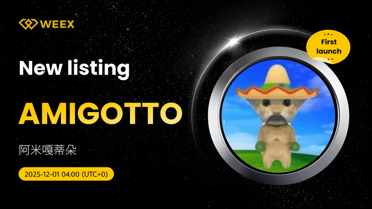 WEEX 首发上线 AMIGOTTO (AMI)：AMIGOTTO/USDT 交易开启后价格飙升 35%
