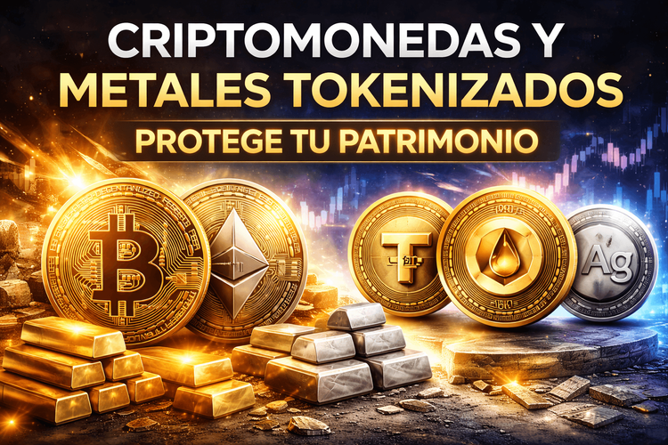 Protect your wealth with cryptocurrencies and tokenized gold