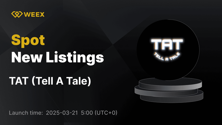 Tell A Tale (TAT) 现已在 WEEX 挂牌，TAT USDT 交易开放
