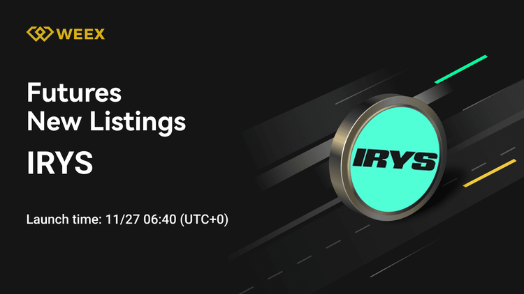 IRYS USDT Listed on WEEX Futures: Trade Irys Coin Contracts
