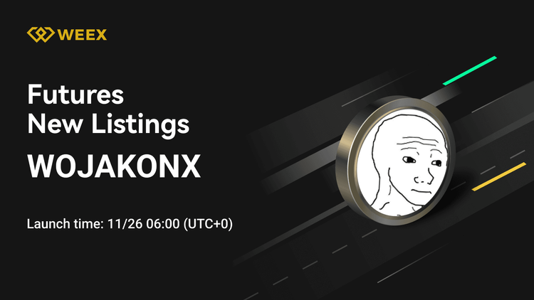 WOJAKONX USDT永续合约现已在WEEX期货交易所上线